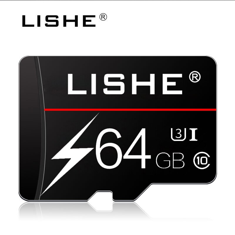 Echte capaciteit geheugenkaart 128gb 64gb 32gb 16gb klasse 10 u3 u1 micro sd-kaart geheugenkaart tf flashkaart met retailverpakking: 64gb klas 10