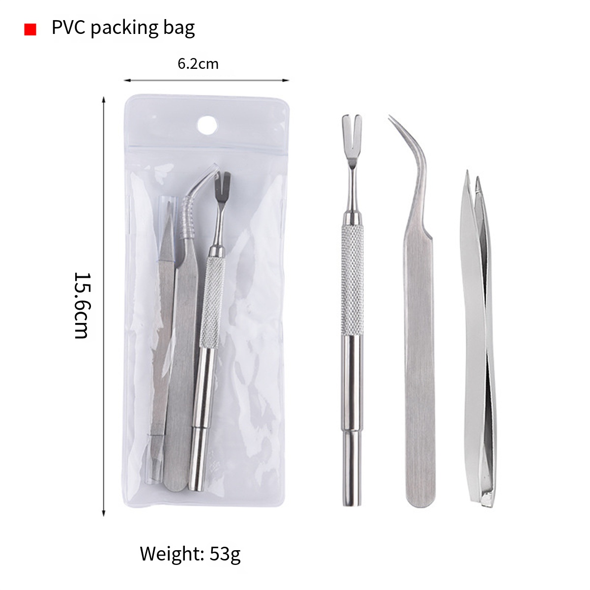 Ferramenta removedora de pulgas para animais de estimação, aço inoxidável de qualidade, gancho para arranhões, conjunto de pinças, gato, cachorro, ferramenta de remoção de carrapatos, suprimentos para tosa de animais de estimação