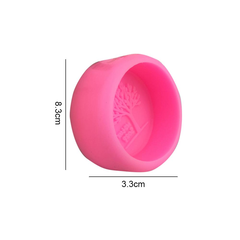 Round Natural Tree Handmade Soap Silicone Mold DIY Christmas Soap Mold Soap Making Supplies Cake Decorating Tools Chocolate Mold