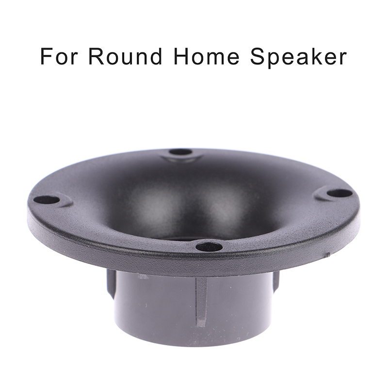 Tweeter de bocina de tamaño pequeño, boquilla roscada de plástico, accesorios de reparación de altavoz, 3 pulgadas, 80mm, 34mm