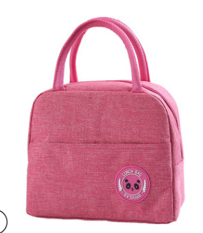 Lunch Tas Met Schouderband Handvat Koeltas Vrouwen Draagbare Voedsel Zak Voor Werk Student Thermische Lunchbox Thermische Zak koelkast Zak: Paars