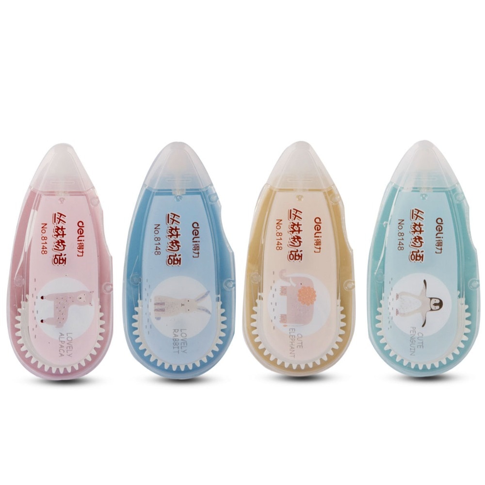 Deli Lapiz correcteur 20m distributeur ruban Kawaii ruban stylos école fournitures de bureau coréen papeterie nouveauté pour étudiant