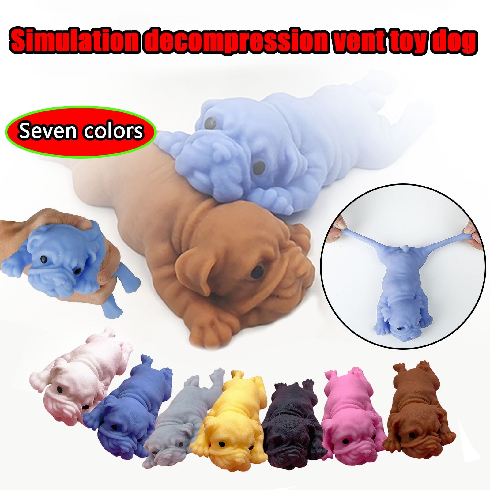 Squishy Dogs Anime Fidget Toys Puzzle Simulation Decompression Toy Anti Stress Party For Men And Kids Toy