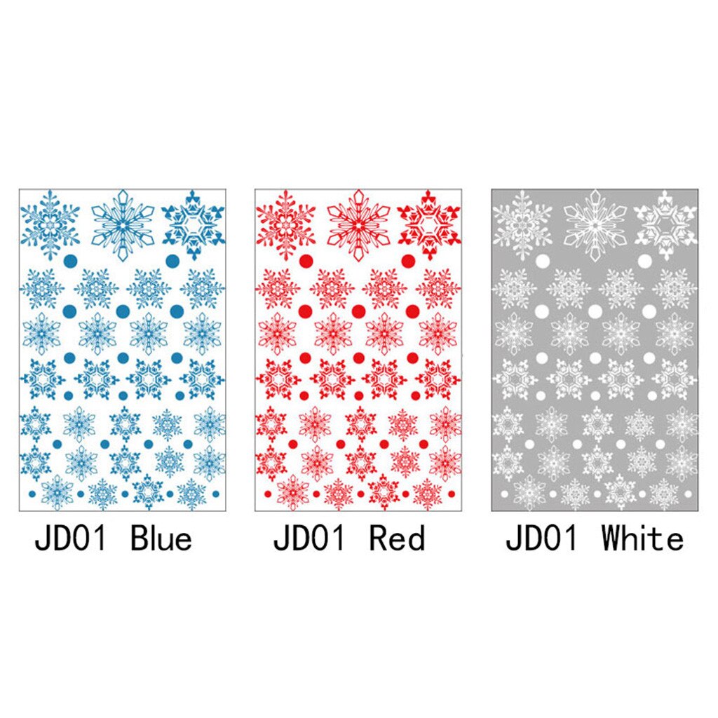 2020 nowy płatek śniegu naklejki elektrostatyczne okno dzieci pokój świąteczne naklejki ścienne naklejki domu dekoracji nowy rok tapety #1