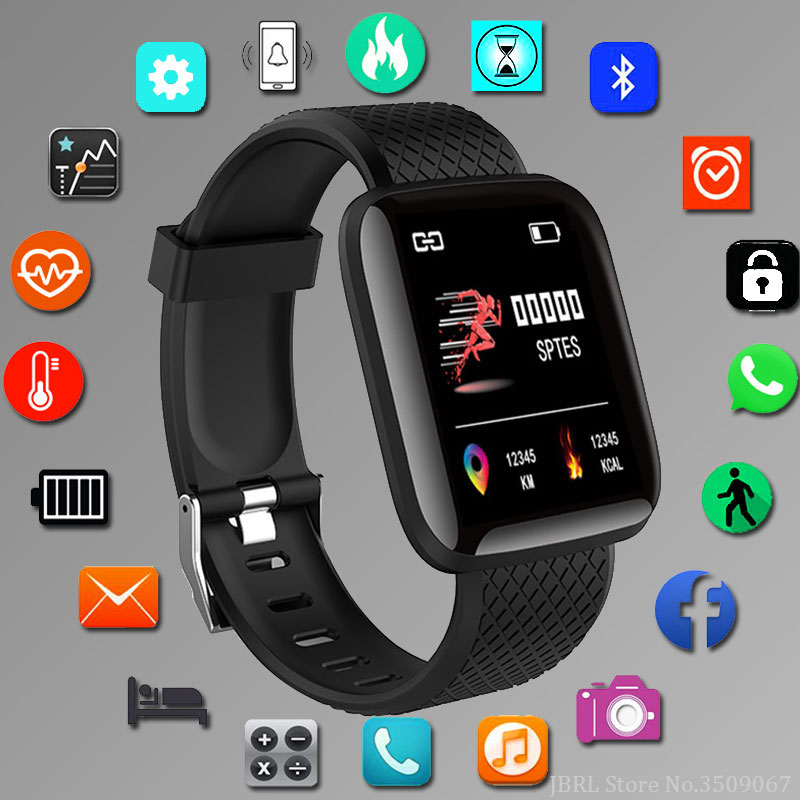 Multi-dial smartwatch ipx 67 waterdicht sporthorloge voor android ios met hartslagmeter, bloeddrukfuncties, smartwatch voor dames