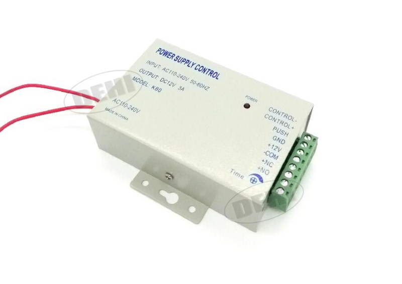 Dc 12v 3a- dørs adgangskontrolsystem skiftende strømforsyningsindgangsspænding  ac 110 ~ 240v