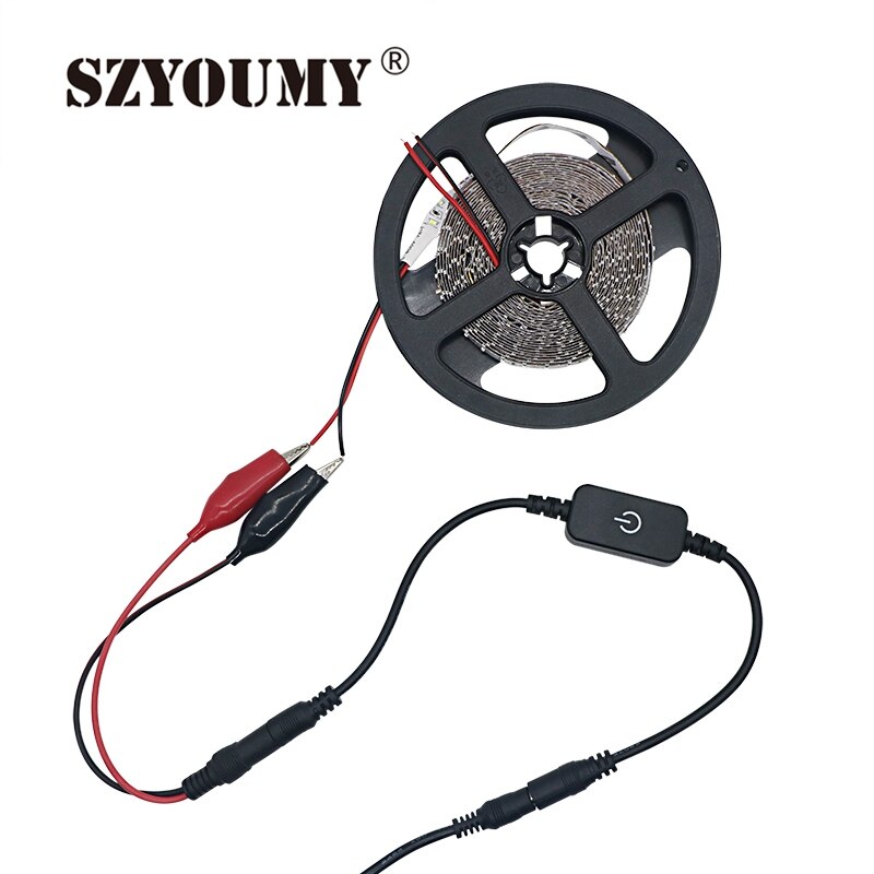 SZYOUMY itouch Led dimmer DC12-24V 4A dimmer controller with DC brightness adjust on/off switch for single color led strip