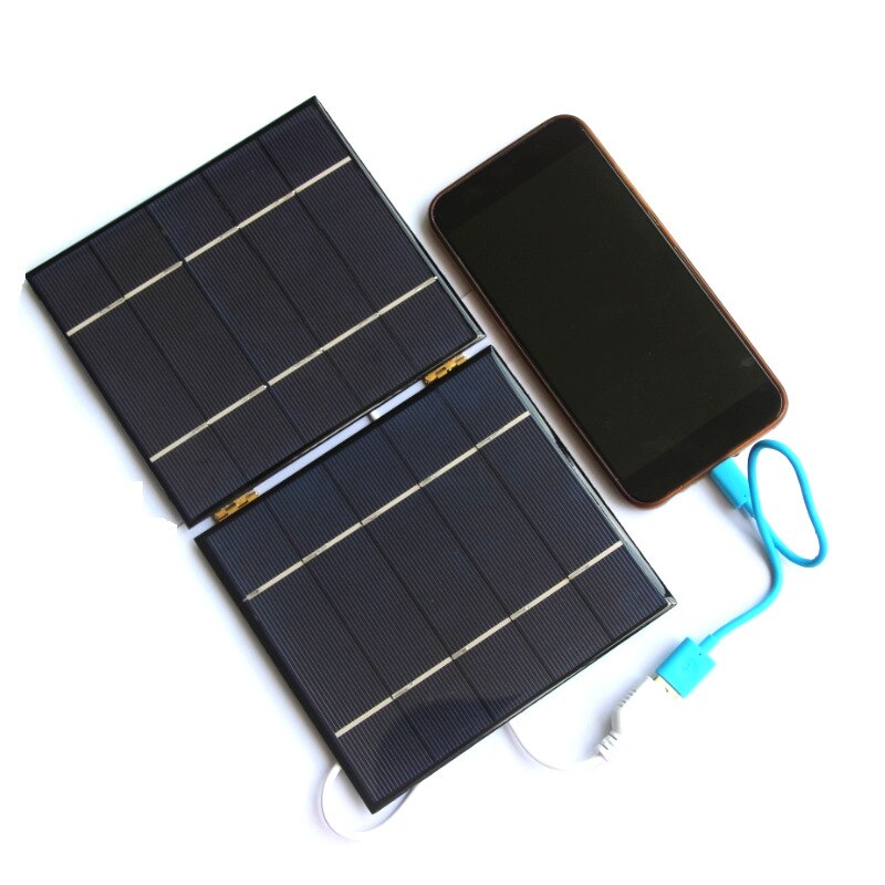 12W 5V Solar Panel Solar Charger for Mobile Power Bank /3.7V Battery System Light