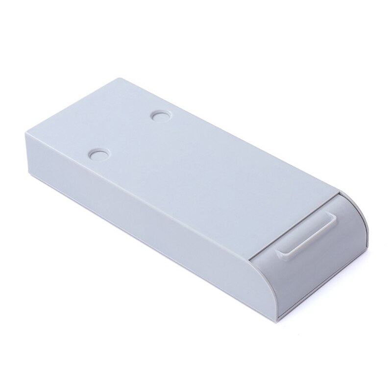 Under Desk Storage Rack Adhesive Organizer Shelf Box for School Home Office Drawer Pencil Tray Self UY8: Grey