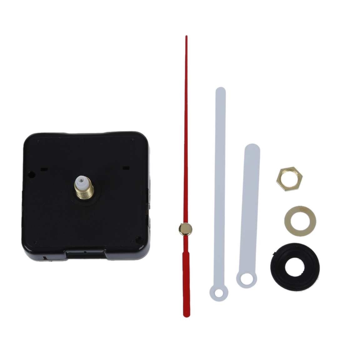 Klok Movement Mechanism Met Wit Uur Minuut Rode Secondewijzer Diy Gereedschap Kit