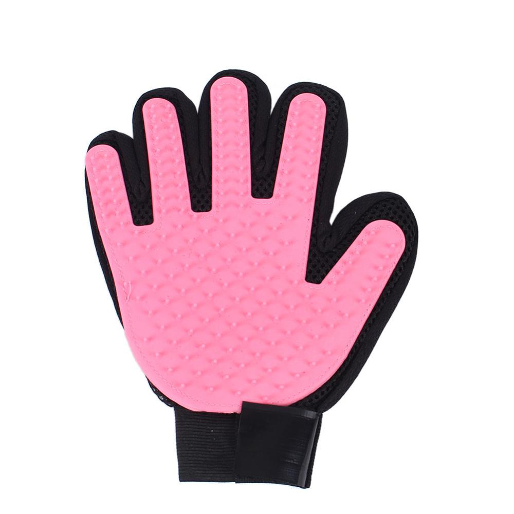 Small Dogs Deshedding fur fur Glove Accessories For Pets Supplies Cats Brush Magic Grooming Glove katten brosse chat honden kam: 3 / left hand