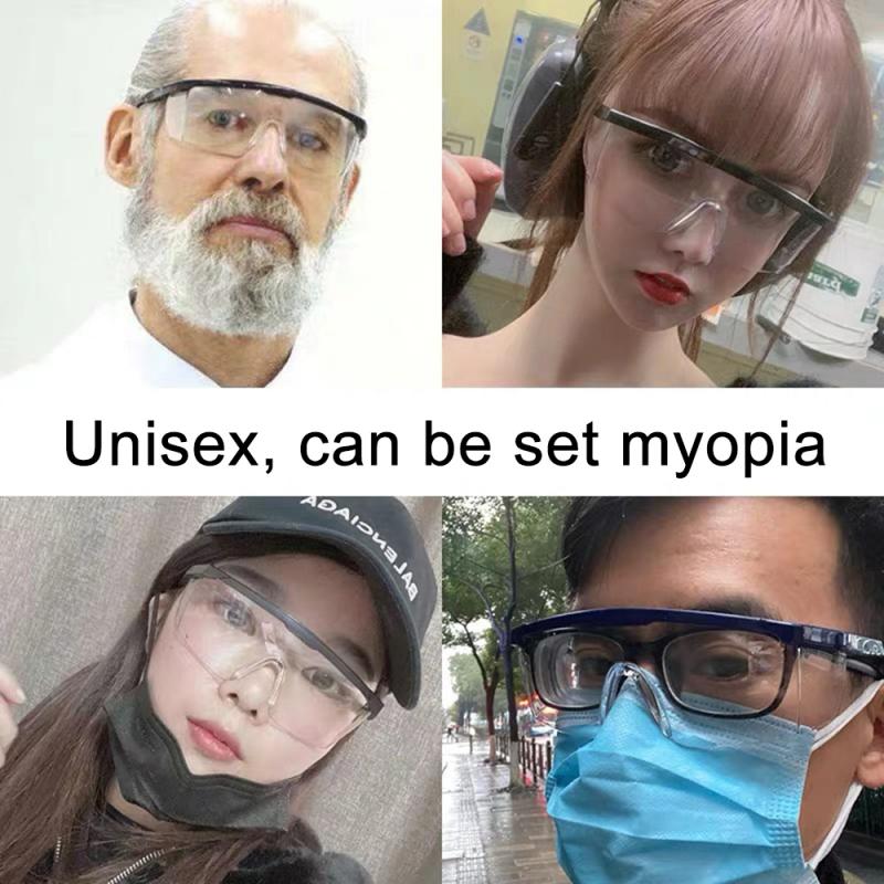 Protective Safety Glasses Work Anti Dust Anti Fog Windproof Anti-Saliva Anti Splash Transparent Goggles Eye Protection очки