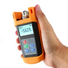 Optical Power Meter -70~+10 Fiber Optic Cable Tester Automatic shutdown For SC CATV Test dBm/ dB/ uW