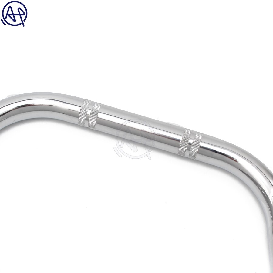 22MM 7/8" Motorcycle High Rider Steel Handlebars Bars Chrome/Black For Honda Kawasaki Suzuki Harley Chopper Bobber Cafe Racer