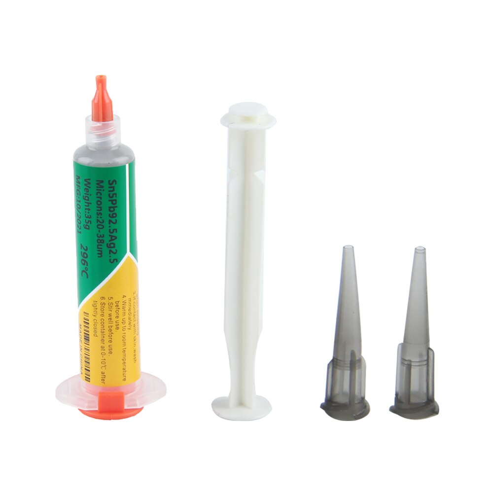 Naald Buis Soldeerpasta 925 Smeltpunt 296 ℃ Lood Met Soldeerpasta Hoge Smeltpunt Is Geschikt Voor Lassen