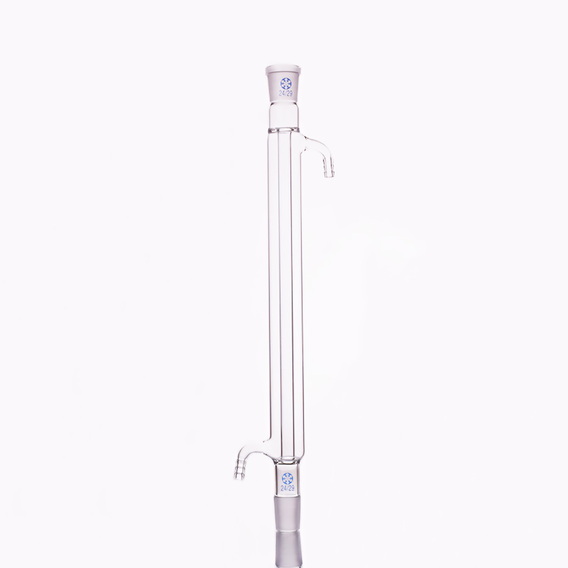 Straight condenser 300mm/24*2,Condensation length 300mm,Condenser Liebig with fused inner tube,standard ground mouth 24/29