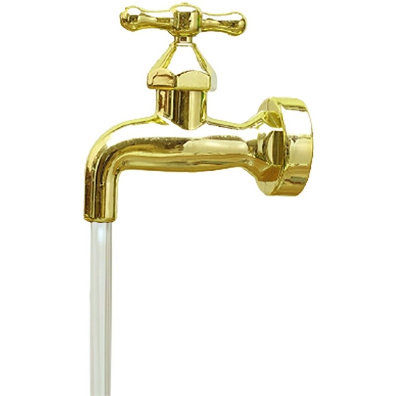 Niewidzialny płynący wylewka konewka pływający kran fontanna zestawy ogród pływający kran dekoracja stoczni: MULTI