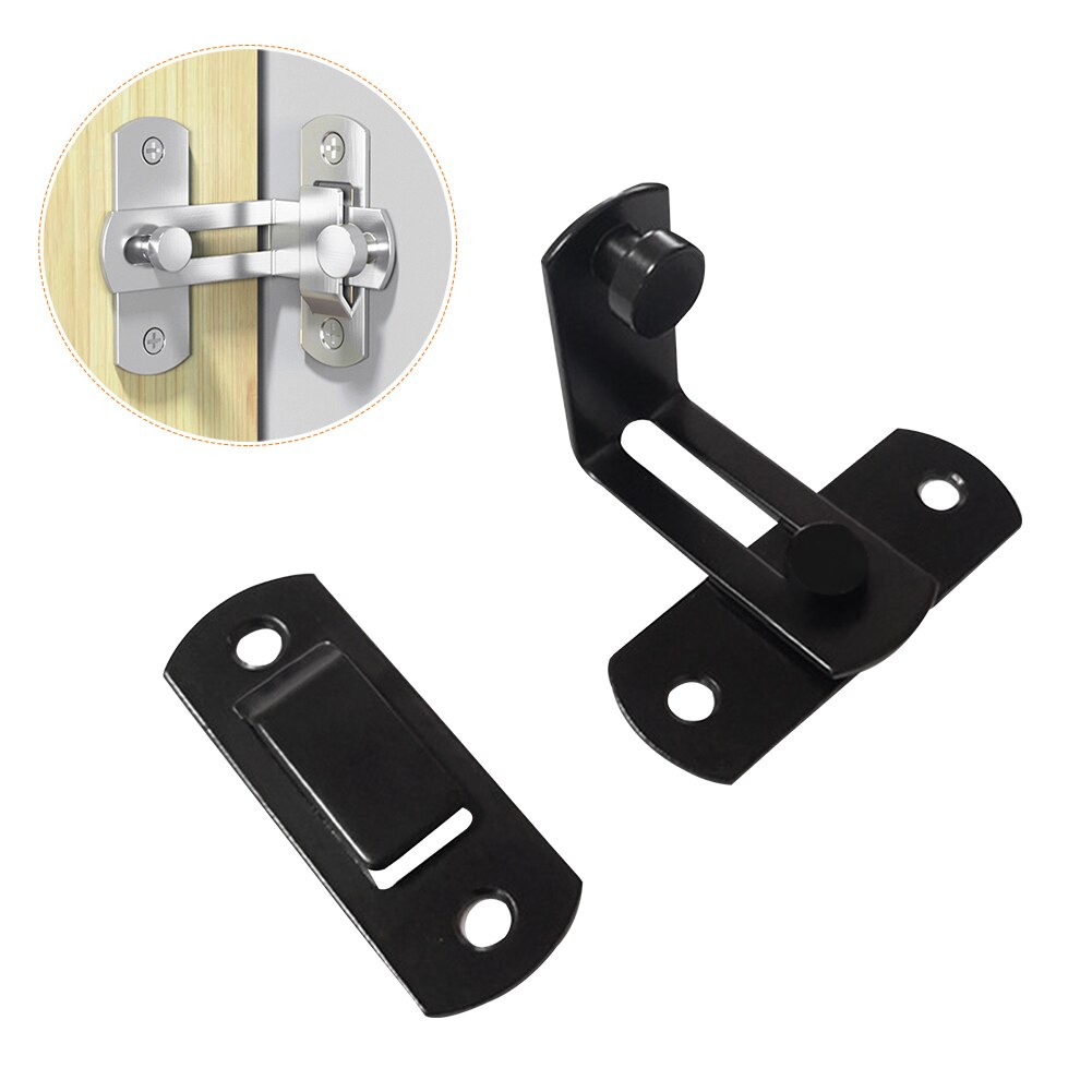 Schuur Garage Met Schroeven Badkamer Installeren Schuur Hotel Gesp Haak Voor Window Hardware Kast Thuis Deur Hasp Lock Rechts hoek