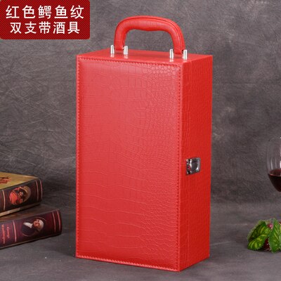 Hoogwaardige Rode Wijn Cadeau Verpakking Doos Enkele Fles Met Cocktail Set Wijn Set Beste Cadeau Pakket Kerst Decoratie: D