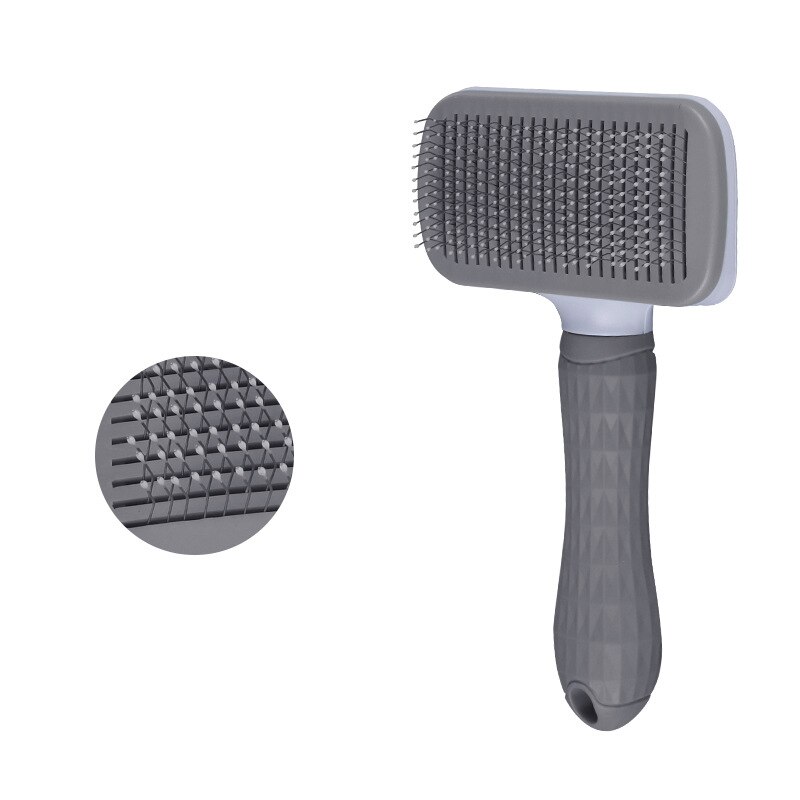 Pet Hair Remov Borstel Kat Kam Hond Borstel Haar Schoon Kam Hond Haar Speciale Naald Kam Kat Haar Reiniging en Schoonheid Producten: GRAY