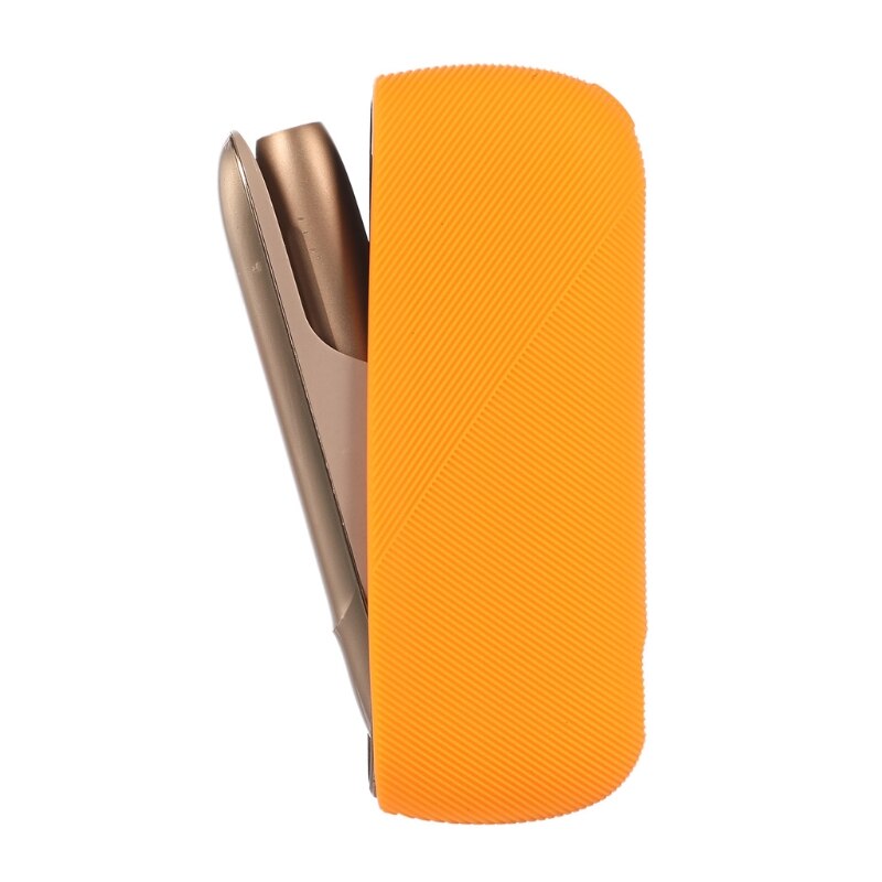 Silicone Side Cover Pouch for -IQOS 3.0 Outer Case for -IQOS 3 -Duo Protective Case Accessories: Orange