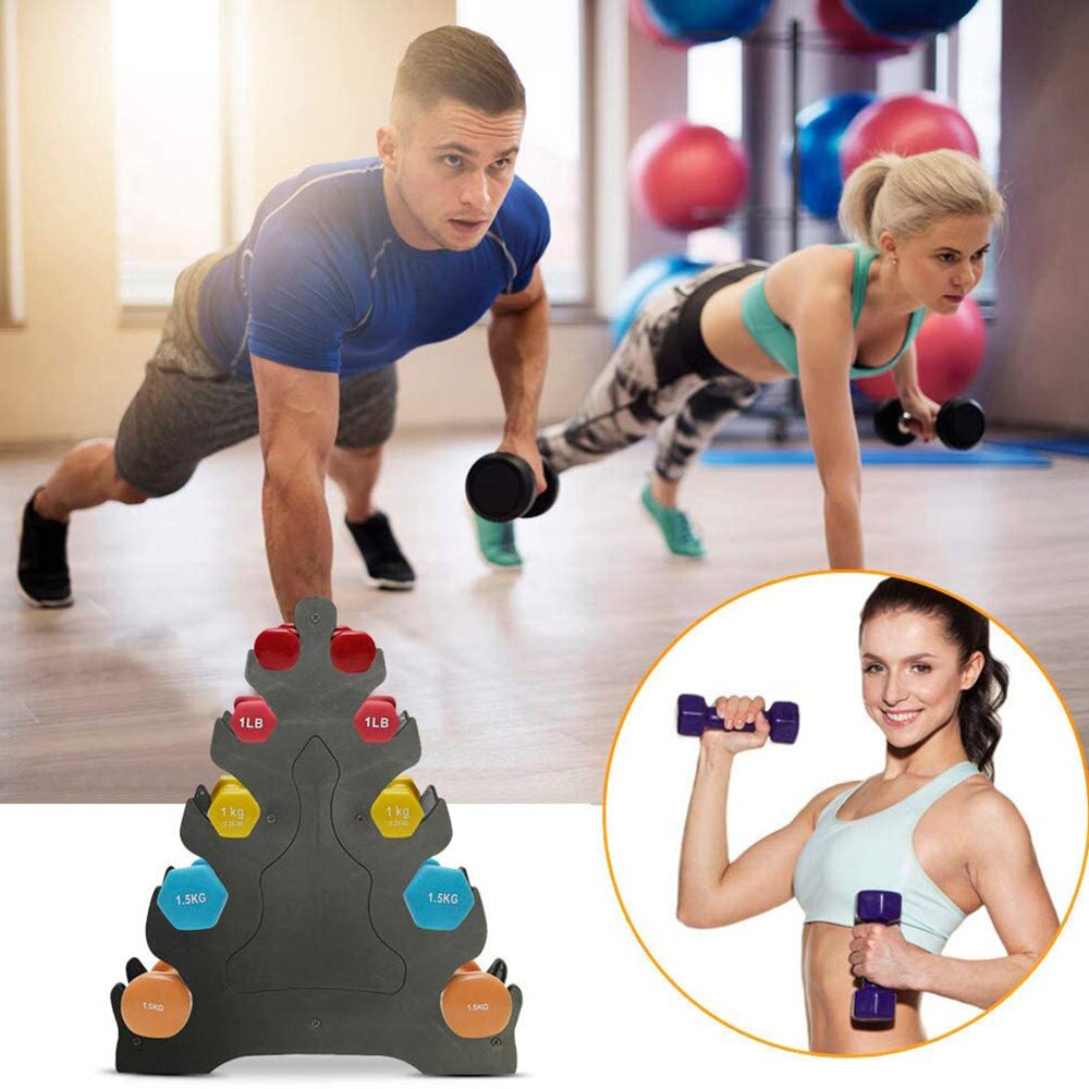 Dumbbell Storage Rack Stand 5 Tier Fitness Dumbbell Rack Portable Dumbbell Small Holder