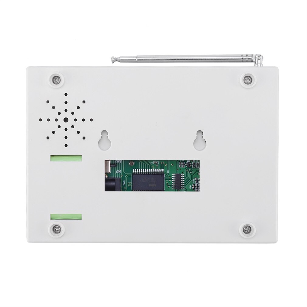 LED Intelligent Wireless Digital Home Security Alarm System Fireproof Burglarproof Emergency Help White For Home Safe