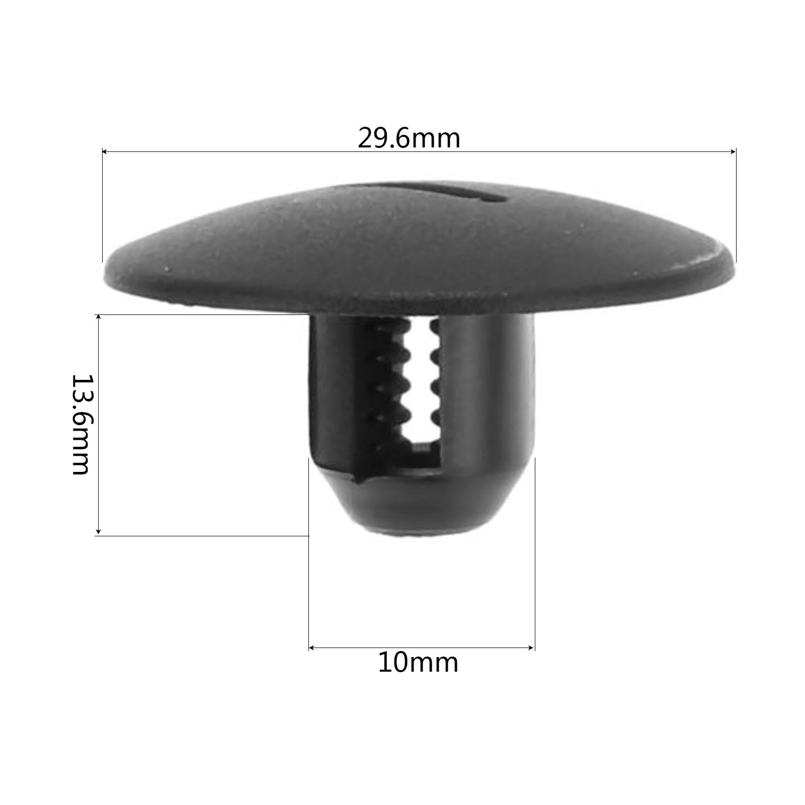 Yetaha 25 stk bil stripet teppe stropp klemme for peugeot 408 307 206 citroen  c5 c2 plastfester faste nagler