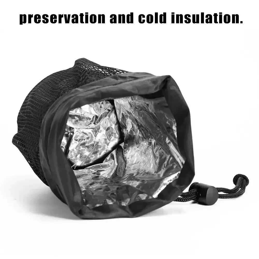 Fahrradtasche Fahrrad Flaschenhalter Lenker Vorbau Thermotasche mit Netztasche Kaffeetasse Halfter Radfahren Wasserflasche Tragetasche