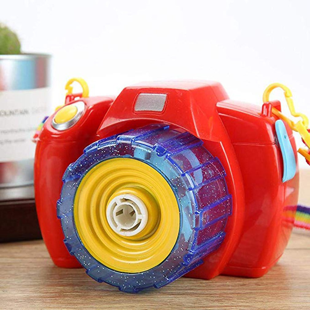 Bubble Camera Camera Bubble Machine Automatic Light Music Electric Children Blowing Bubbles Play