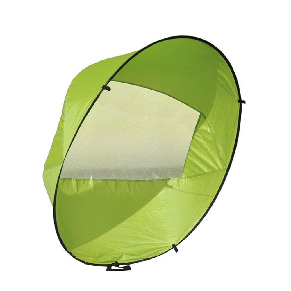 Foldable Kayak Boat Wind Paddle Sailing Kit Sail Sup Paddle Board Sailing Canoe Stroke Paddle Rowing Boat Wind Clear Window: Green
