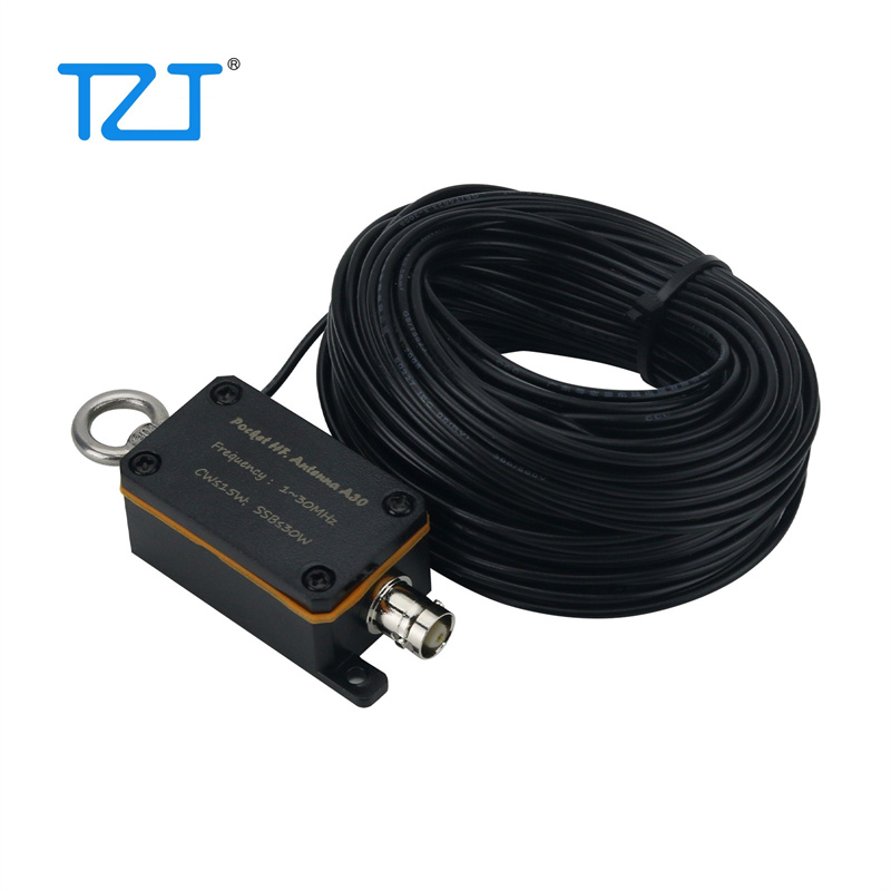 Antenne HF de poche TZT 1-30MHz 30W/25W A30/A25W antenne à ondes courtes Version améliorée de A25 pour Radio Amateur