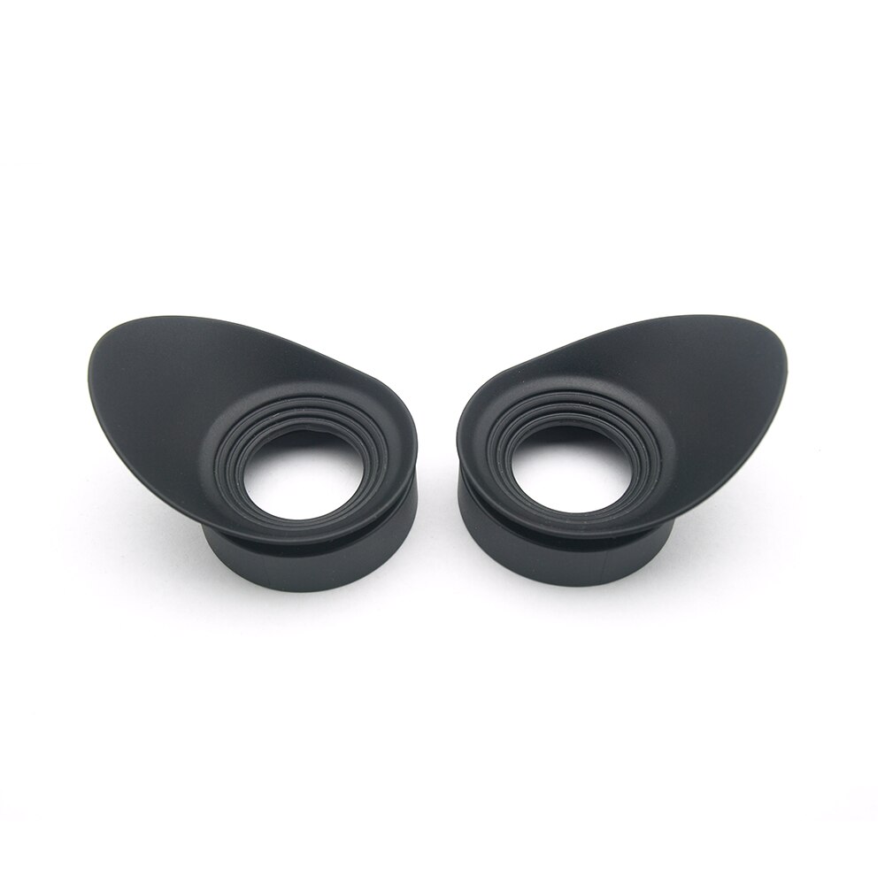 Prismáticos con copas oculares de caucho protectores para los ojos, tapones para los ojos, diámetro interior de 40mm, para microscopio ocular, telescopio, Eyecups, 1 par