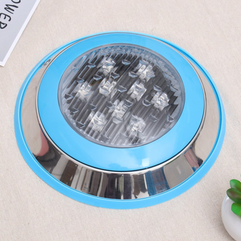 304 Stainless Steel LED Underwater Lamp IP68 Pool Wall Light 12/24V 9W Swimming Pool Light RGB Colorful Light Changin