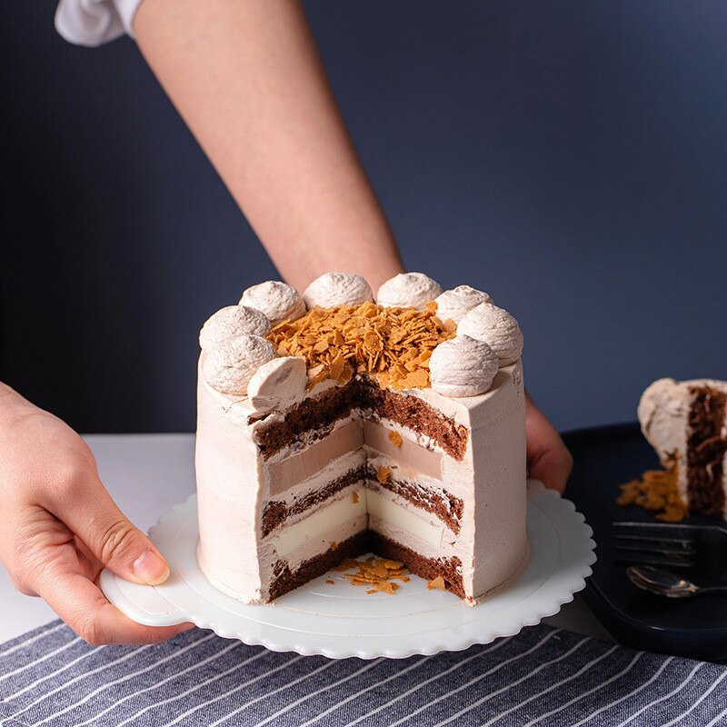 6inch Mousse Cake Paper Boards Reusable Cake Pizza Round Cardboard Cupcake Dessert Displays Cardboard Tray Cake Decorative Tool