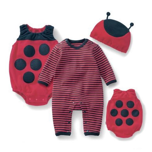 Baby Romper Bee Lieveheersbeestje Jumpsuit Peuter Leuke Jongens Meisjes Kleding Pak