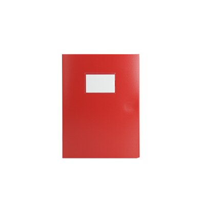 Thicker A4 File Box Data Document Organier Storage Bag Filling Products Box File Office School Supplies File Case 18*238*58mm: Red