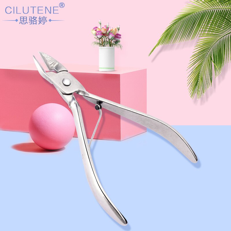 1pc Cilutene Nail Cuticle Nipper Rainbow Clipper Scissor Dead Skin Remover Manicure Nail Art Tool Nail Trimming Nippers