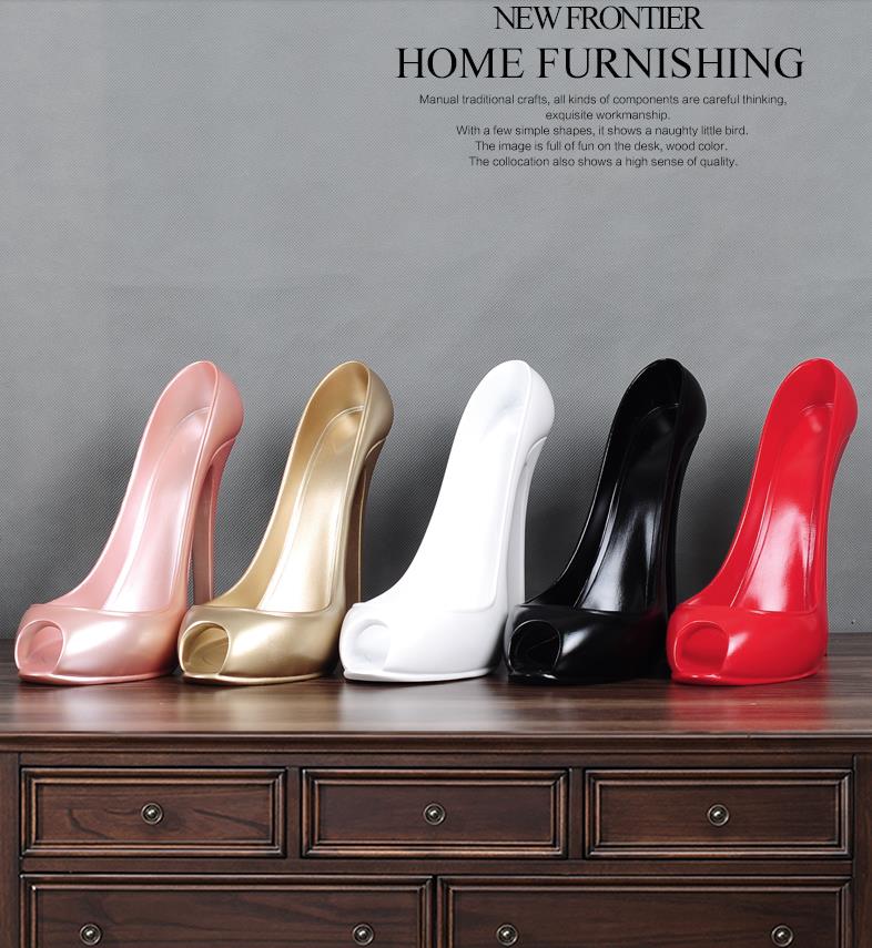 Champagne Wijn Fles Houder Hoge Hak Schoen Stijlvolle Rek Mand Accessoires Voor Thuis Bar Accessoires Thuis Bars Keuken Rack