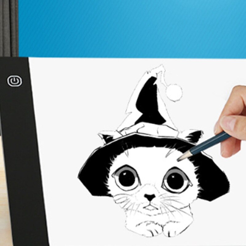 Dimmable A4 Size Led Light Pad Tablet Eye Protection Copy Board Diamond Embroidery Drawing Tablet Kids US Plug