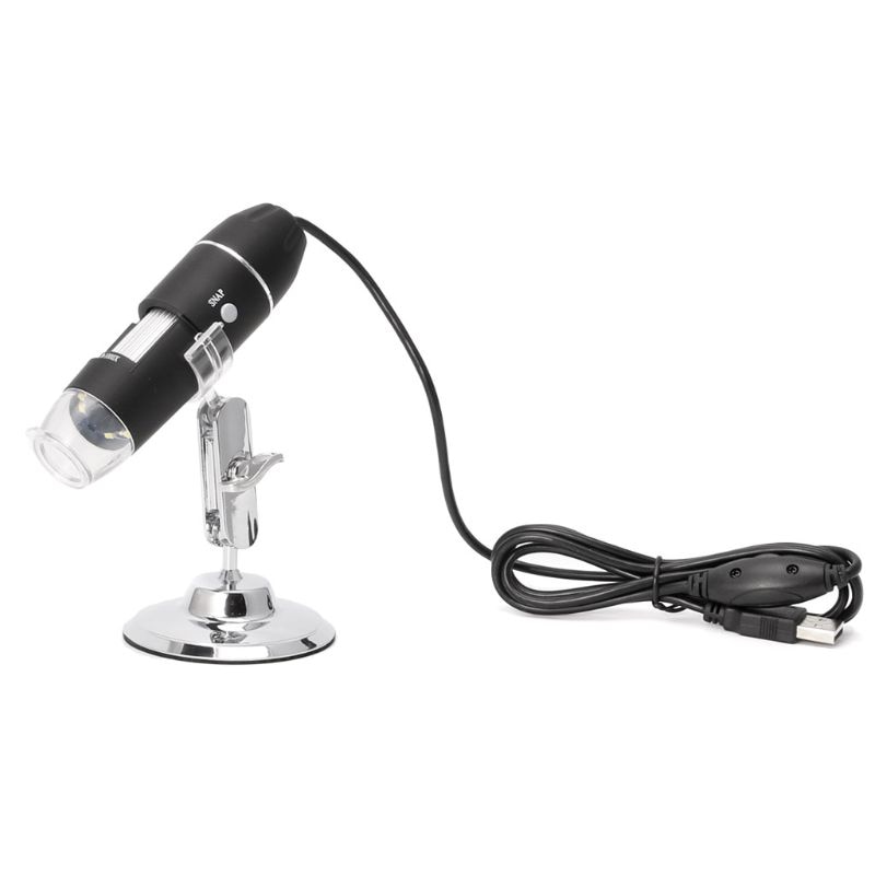 1600X Usb Digitale Microscoop Camera Endoscoop 8LED Vergrootglas Met Metalen Standaard