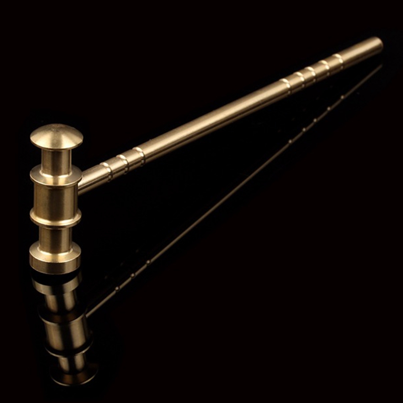 Brass L150mm Solid Hammer DIY for Manual Hammer Clock Repair Hammer Leather Hammer Hand Tool Parts