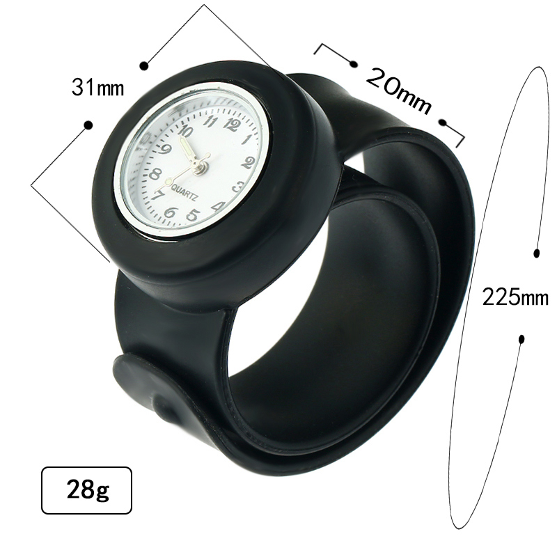 Silicone Slap On Watch boys Sport KIDS Wristwatch girls Small Silicone woman's Children