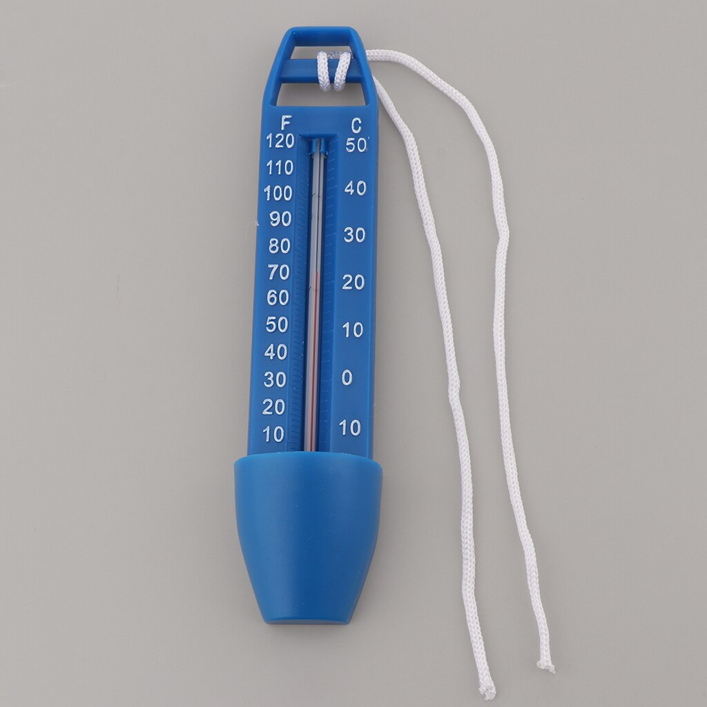 Bassengtermometer flytende temperaturmåleverktøy for svømmebasseng babybasseng boblebad , 4 x 3 x 17cm