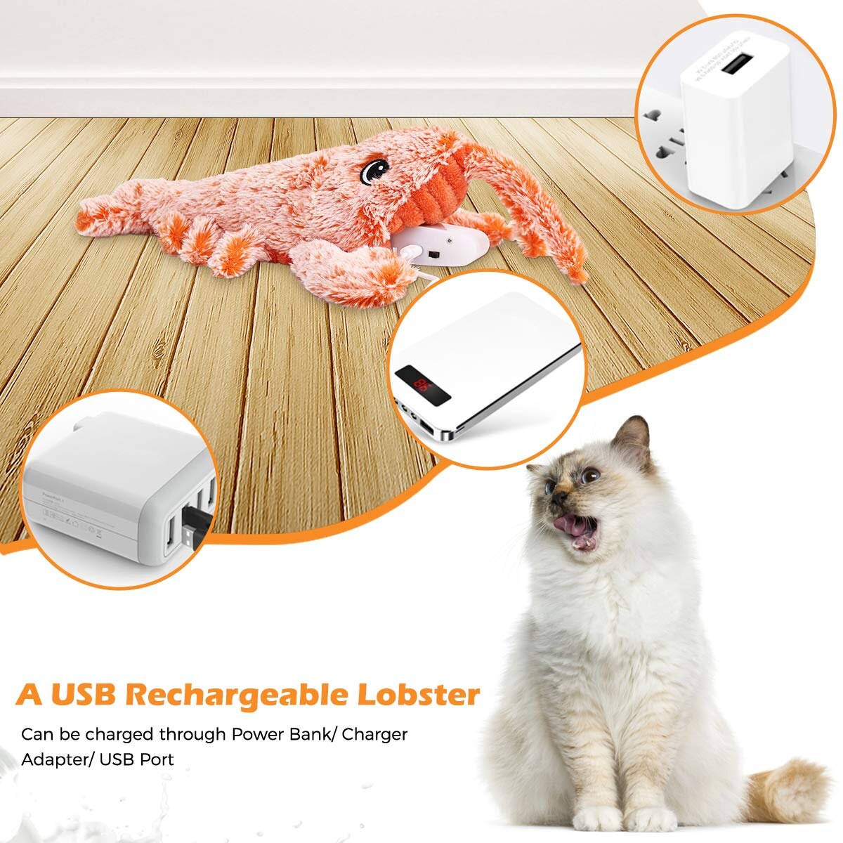 Jouet électrique interactif en forme de poisson pour chat, sauterelle, cataire réaliste, produit pour animaux de compagnie, chaton