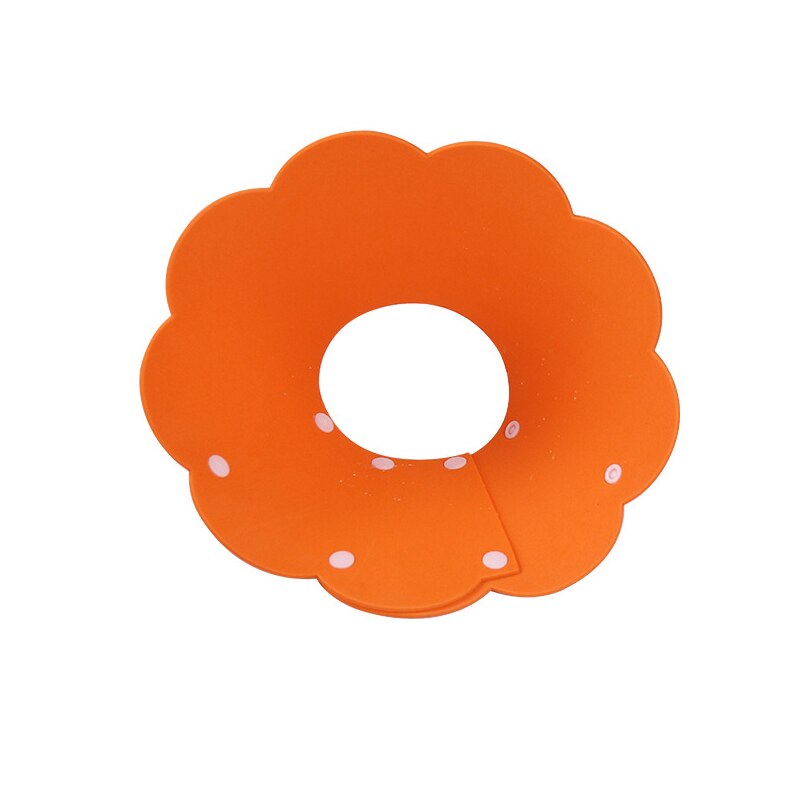 EVA Katze Nacken Schutz Kreis Kragen Sonne Blume Sonne Blume Anti Biss Anti Greifen Anti Lecken Katzen Nacken Elisabethanischen Kragen: Orange / L