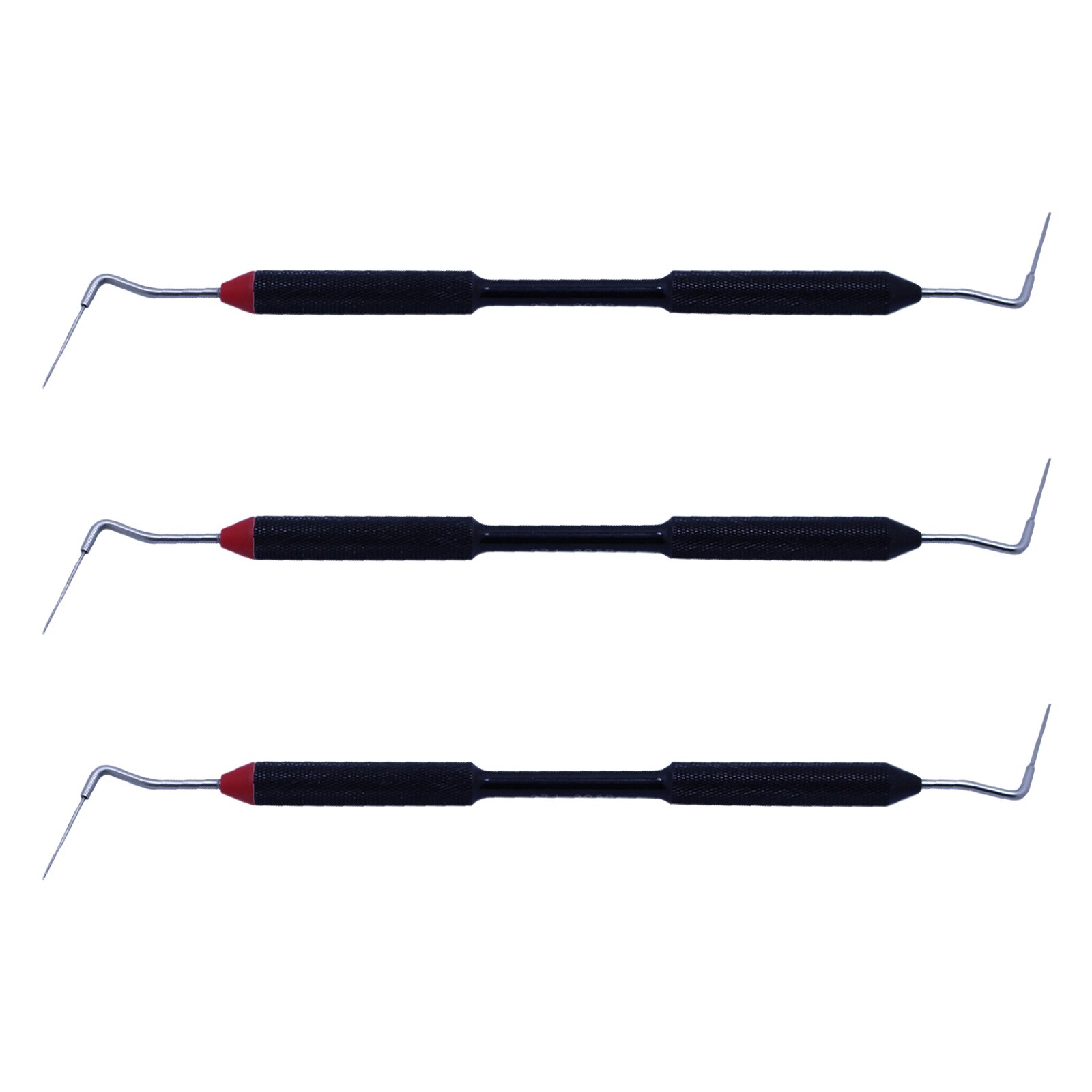 Dental Sybronendo Endo Buchanan Hand Plugger Nickel-titanium/Stainless Steel end Tip Fill Obturation Size 0,1,2: 3 Pcs Red