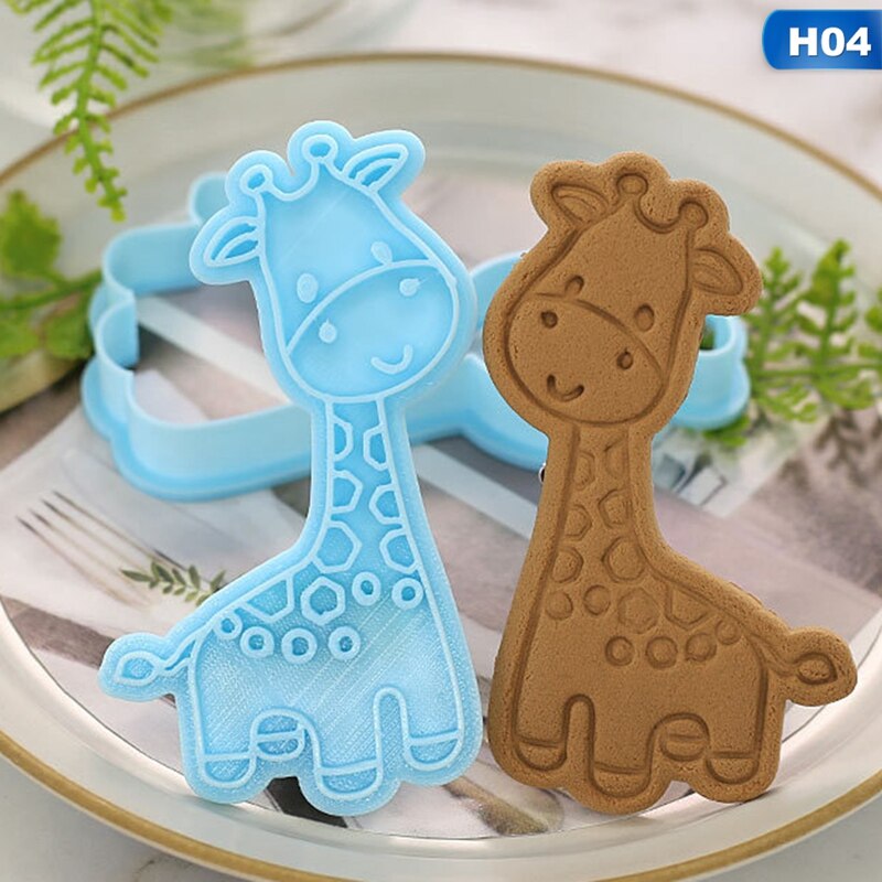 1 stuk diy bakvorm ster hart leeuw vorm 3d koekjesvormpjes cakevormen dieren cartoon suikercraft decoratie keukengereedschap: H04