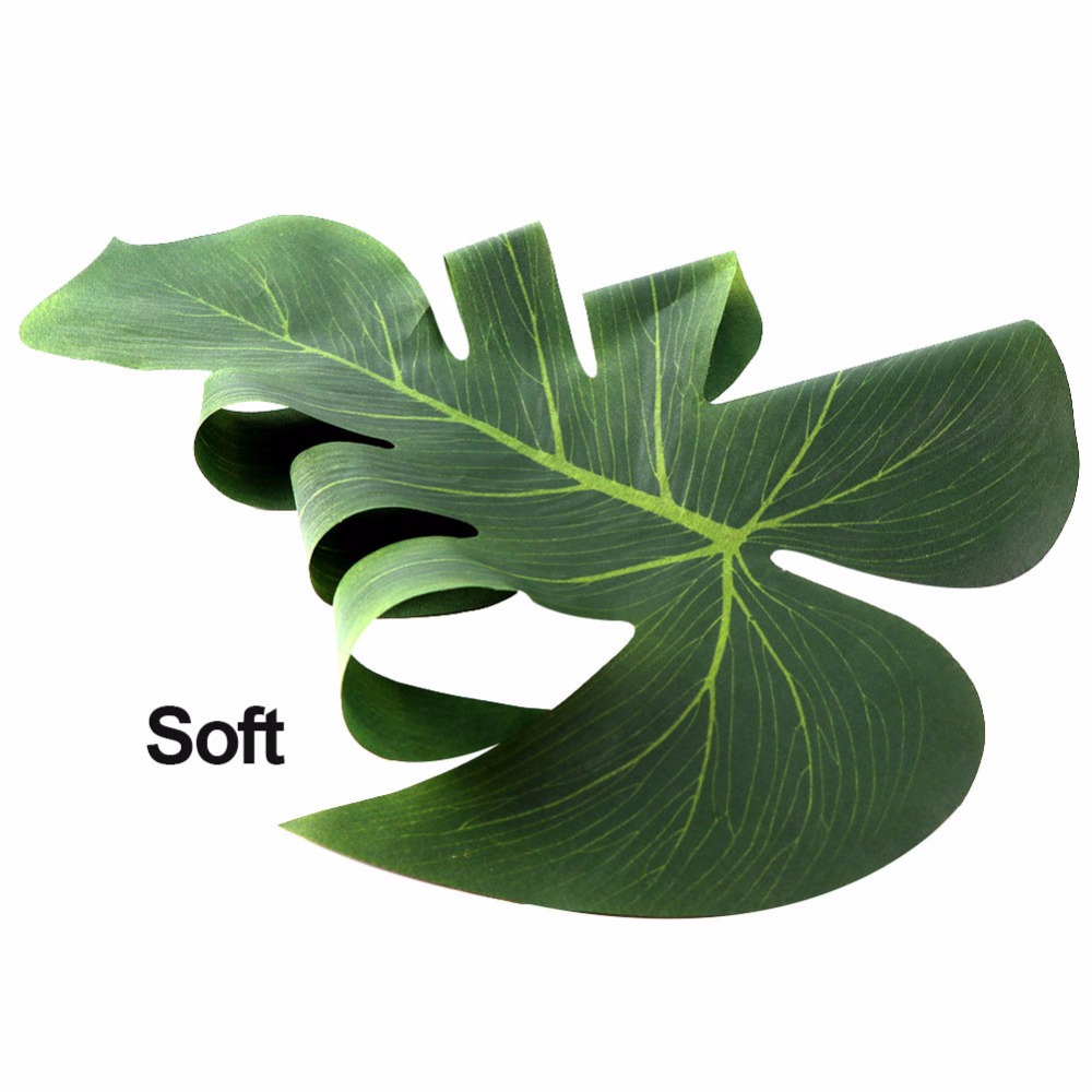Ourwarm 12pcs hawaiana boda telones de fondo decoración 35X29cm Artificial Tropical palmera hojas foto cabina telón de fondo