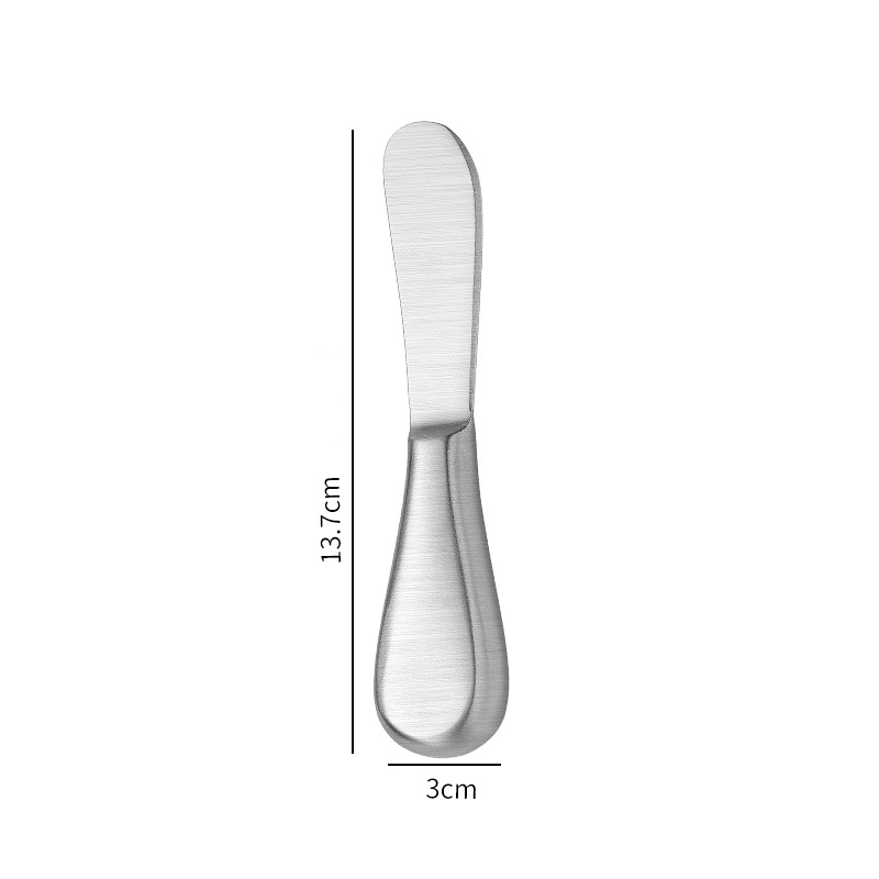 Couteau coupe-beurre en acier inoxydable, ensemble de couverts à poignée creuse, couteau de cuisine, râpe créative, spatule, outils de cuisson: Silver C